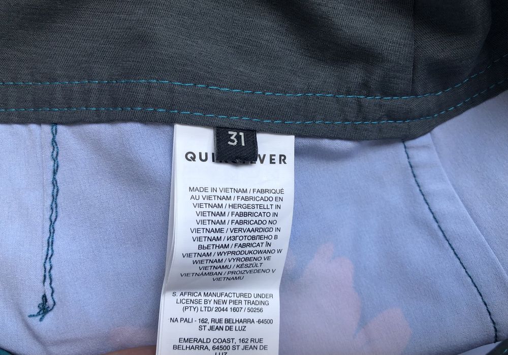 Quiksilver Highline Sprayed Daisy 17" BoardShorts ОРИГИНАЛ плажни/плув