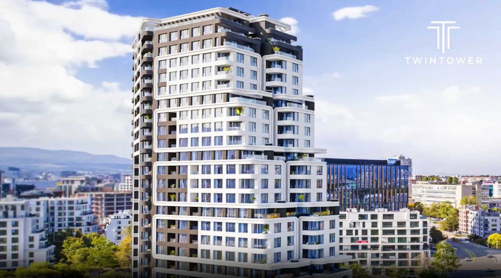 5-Стаен Южен в Twin Tower Branded Residence 15-ти Етаж Към Витоша - ул. Сребърна 28, София