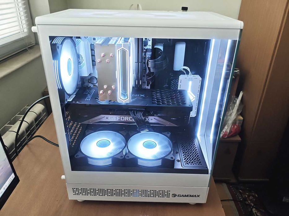Геймърски компютър, Ryzen 5700x, Rtx 3070, 32gb Ram, 1tb nvme, 850W