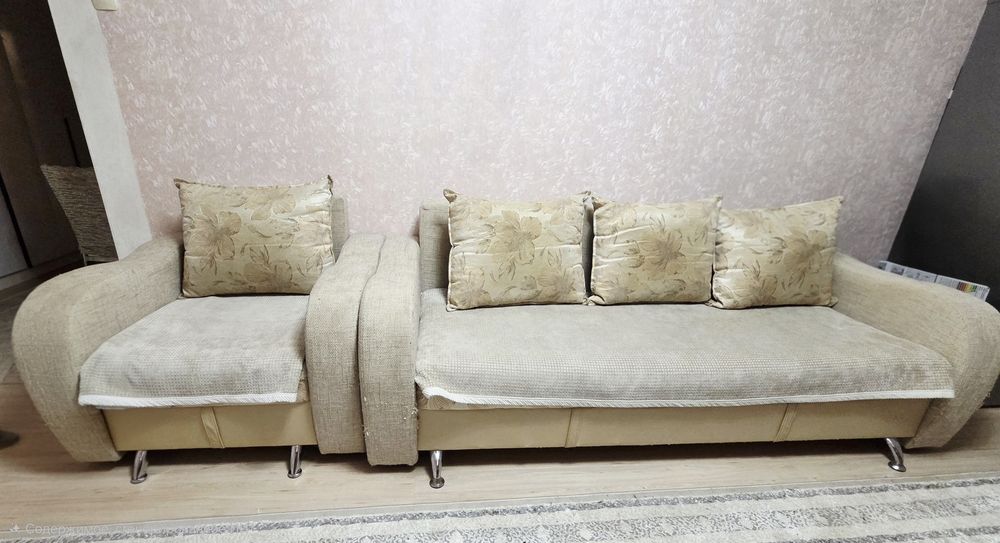 Продам диван с креслом