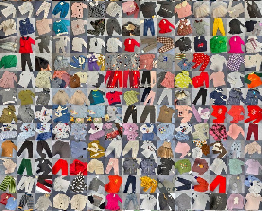 Мешок новых детских вещей