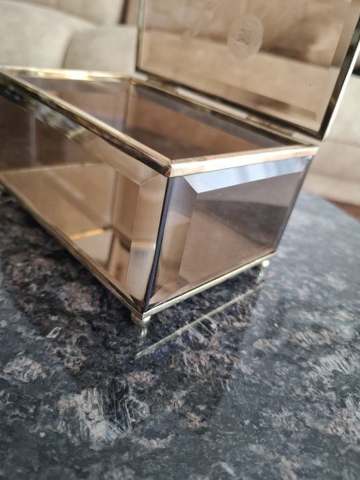 Cutie bijuterii geam cristal