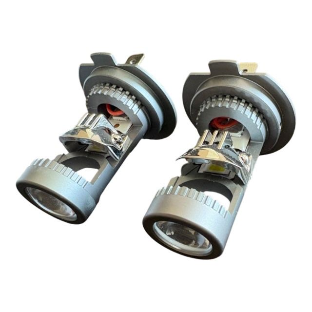 Set Doua Becuri Led H7 Cu Lupa  120W/20000Lm/6000K