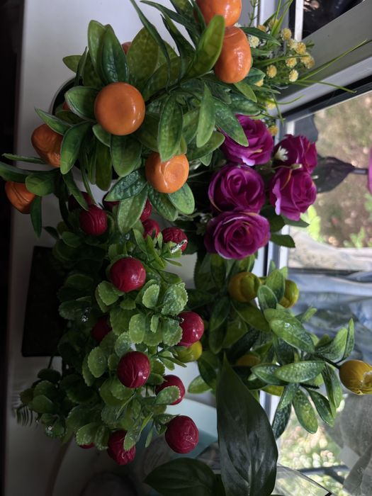 Продам искуственные декоративные цветы для дома итд