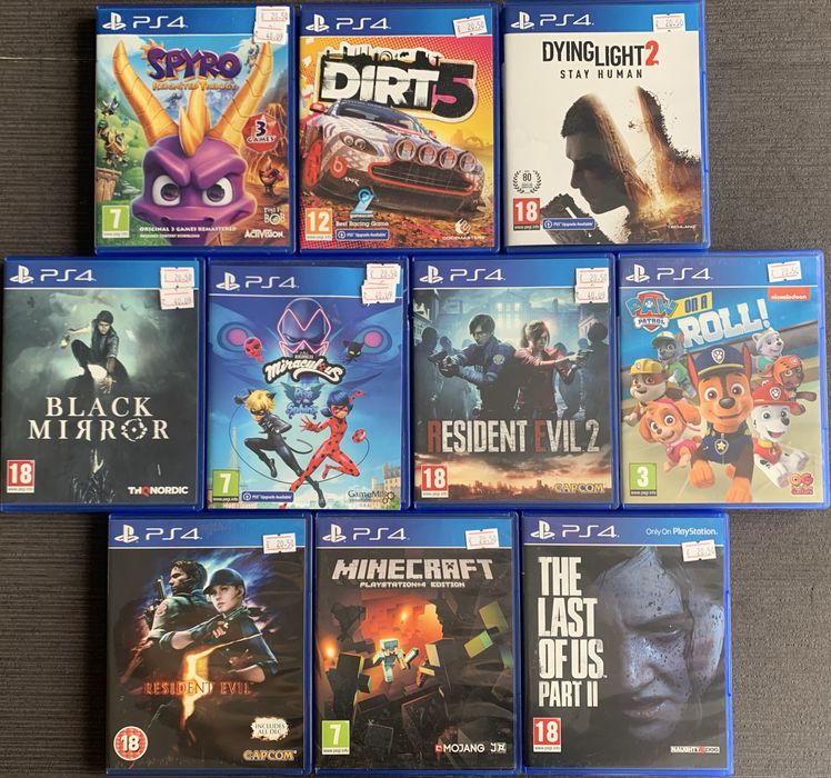 игри за playstation 4, PS 4, плейстейшън 4 - 20.50€  за брой