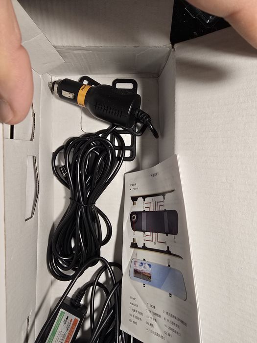 camera de bord MG Dashcam tip oglindă , 170 grade, +  adaptor integrat