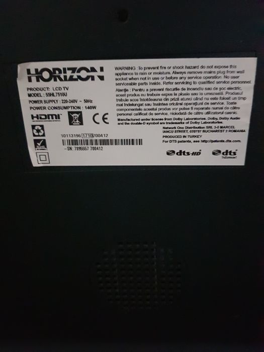 Televizor Horizon 138 cm diagonala