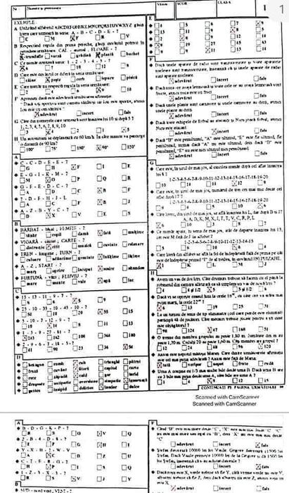Materiale pregătire testare psihologica