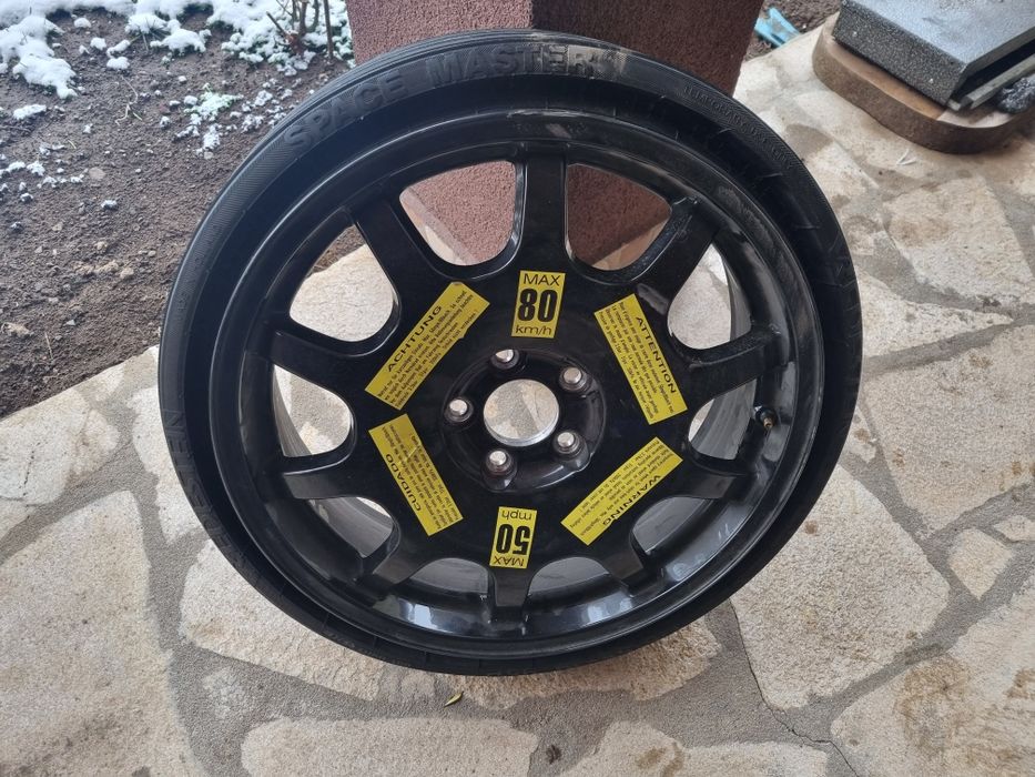 Резервна гума  атерица за Audi Q7 Q5 Tuareg 175/55/18