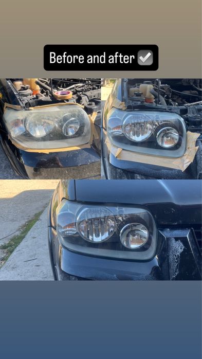 Мобилно полиране на фарове