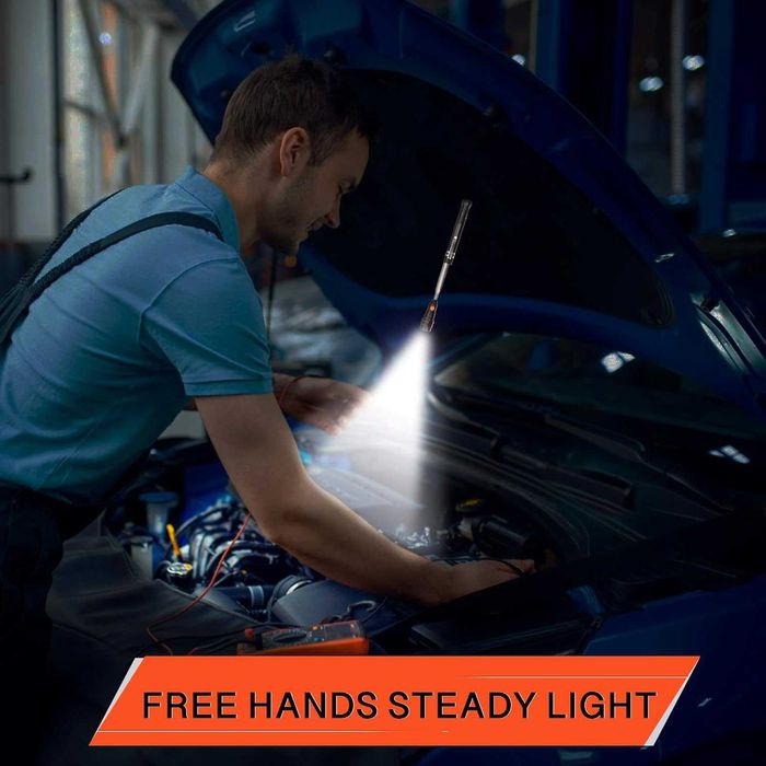 Магнитен телескопичен инструмент с LED – за трудно достъпни места