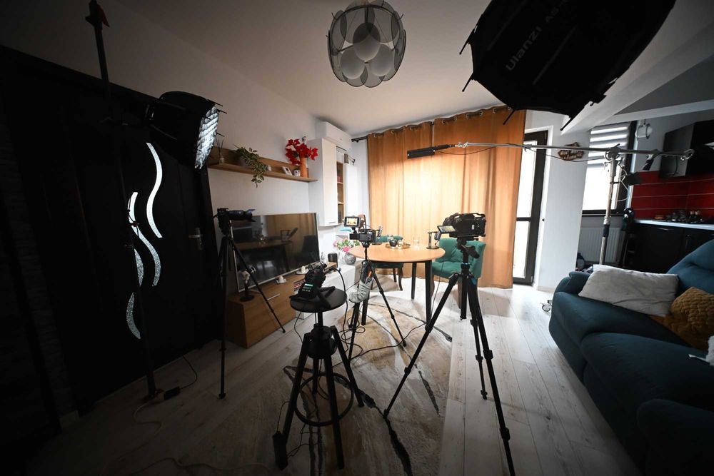 Studio podcast 70mp 3 camere | Editare | Live | 6K