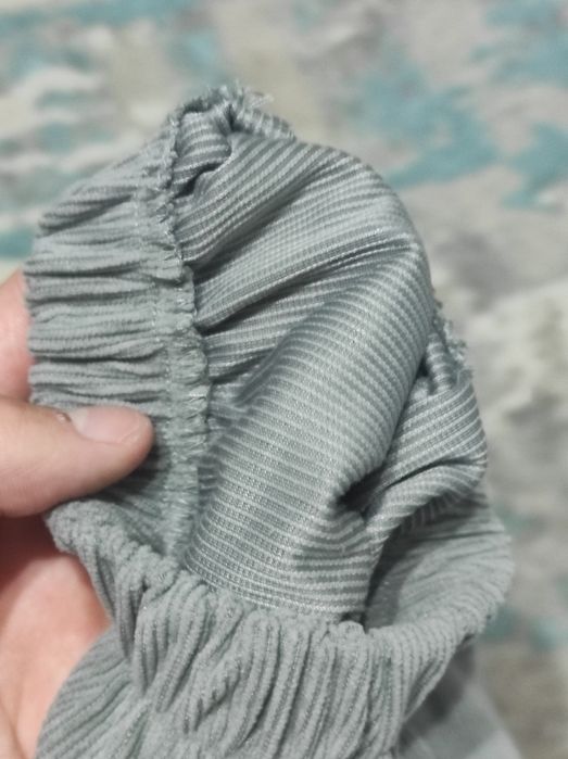 Штаны вельветовые серые