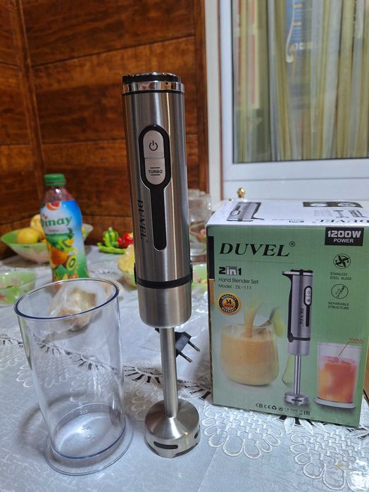 Новый погружной блендер duvel  1200W из нержавейке качественный