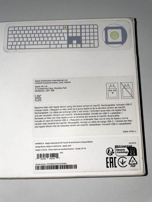 Apple Magic Keyboard 3 Numpad Touch ID / Apple Magic Mouse 3