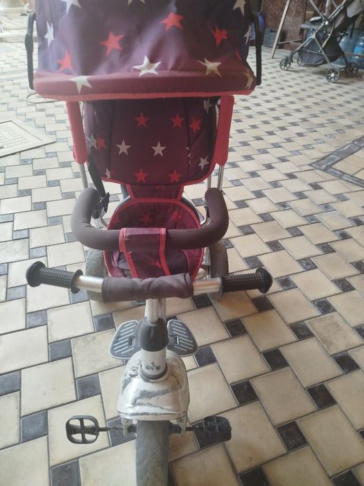 Велосипедли аравача ҳамма жойи бутун