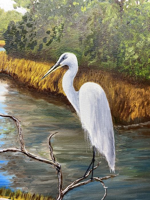 Картина «Цапля»