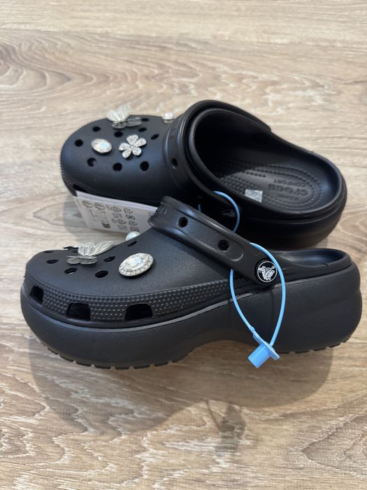 Продам Crocs Platform/чёрные