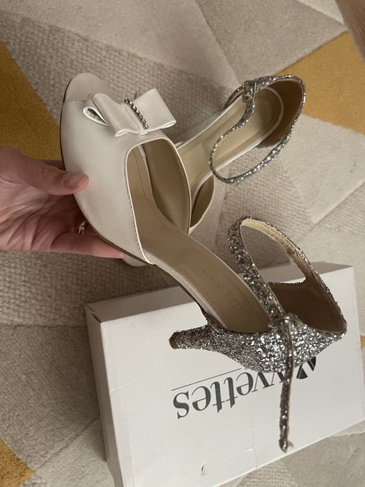 Sandale Mireasa/Ocazia Yvettes Silver