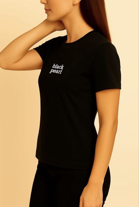 Футболка женская “black pearl”