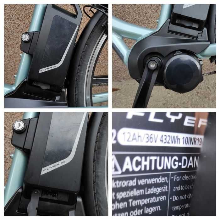 Електрически алуминиев велосипед Flyer 28 цола