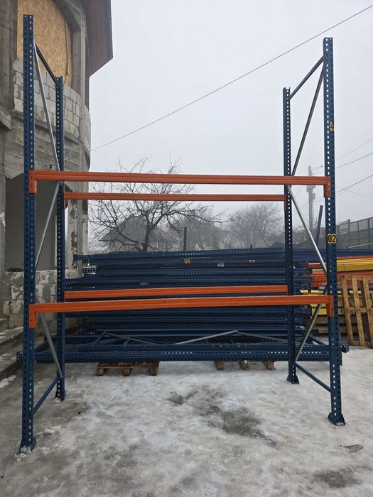 Raftur metalice pentru euro paleta la 2,70 tranvesa si piciorul la 3,5