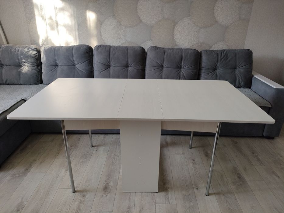 Стол книжка 4 ноги раздвижные 1м75см х 90см НОВЫЙ! Доставка БЕС