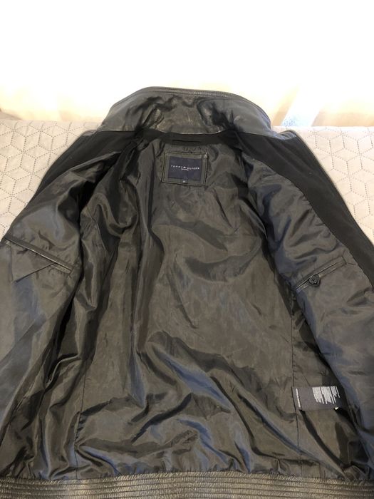 Geaca piele Tommy Hilfinger 52