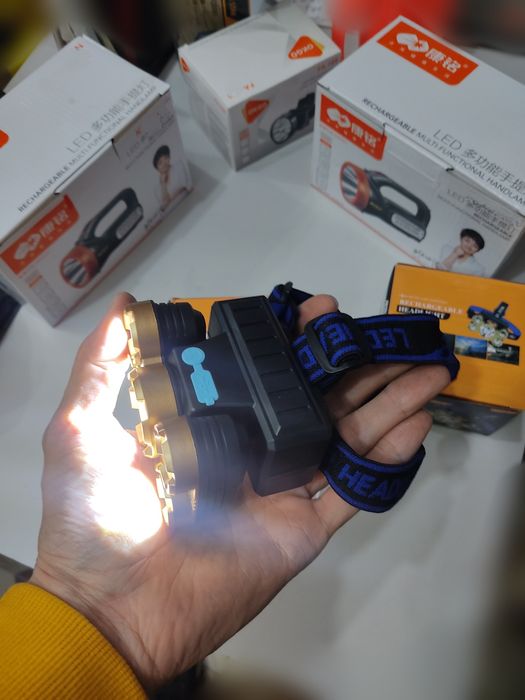 Фонарь налобный пешана фанар светодиодный