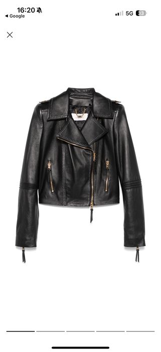 Geaca de piele Elisabetta Franchi