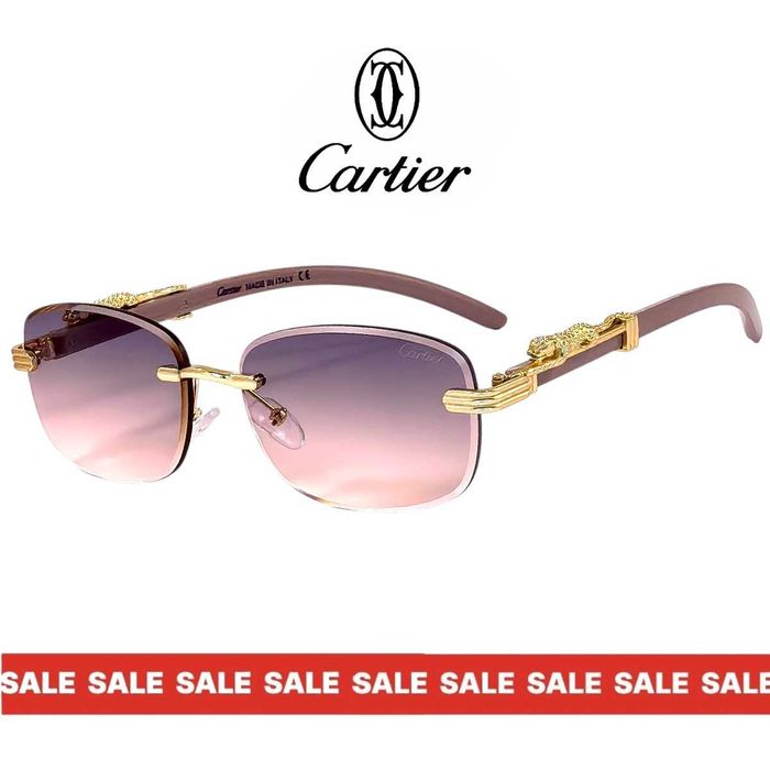 Cartier Panthère 2027 Дамски слънчеви очила с акцент луксозна пума