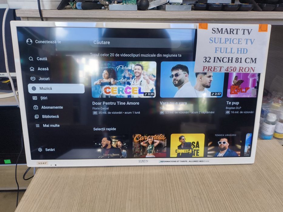 Smart tv 81 cm -450 ron buc Disponibile 20 buc