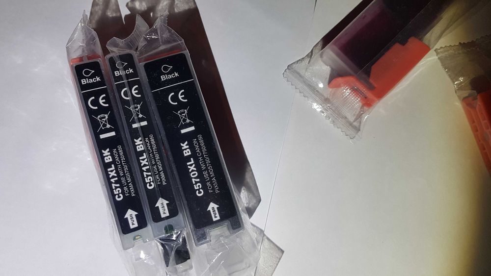 Комплект мастилници, мастило, касетки за Canon Pixma, C571XL