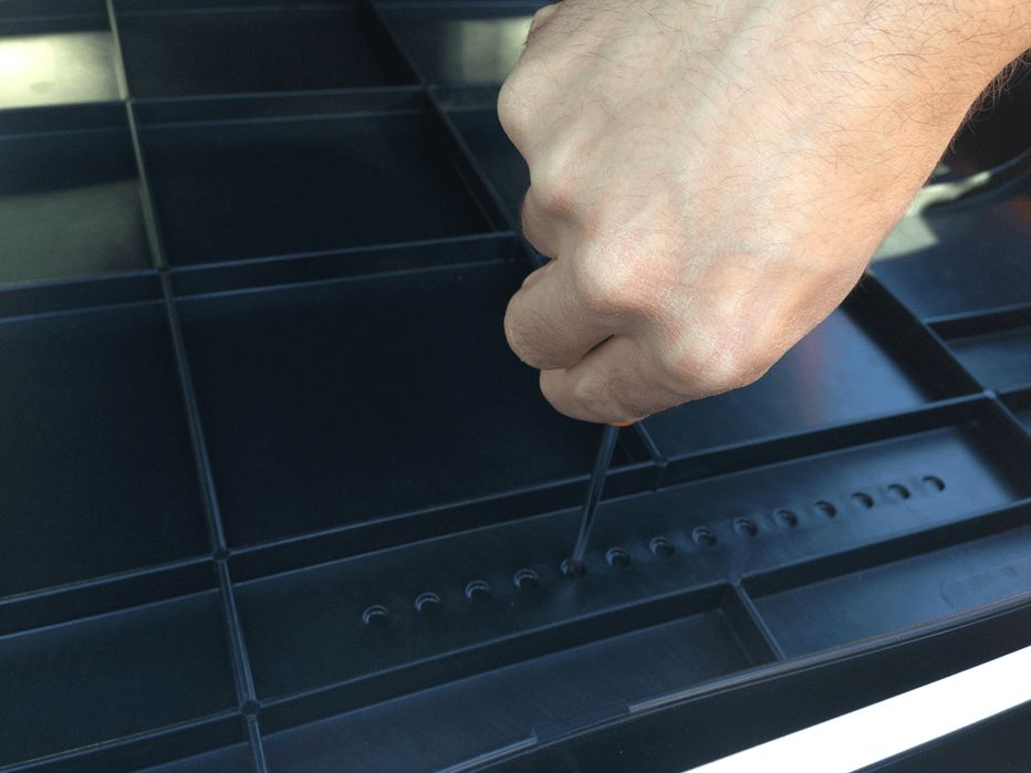 Cutie portbagaj Carbon Look 320L, 131x77x34