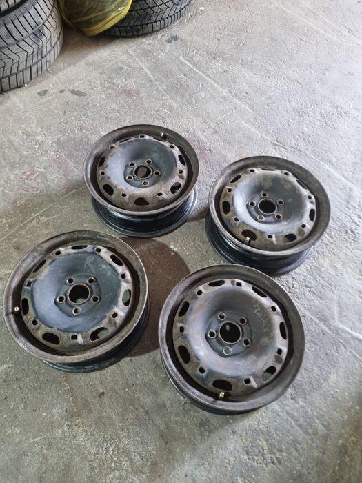 Set 4 x Jante tabla originale vw polo 9N 5x100 R14