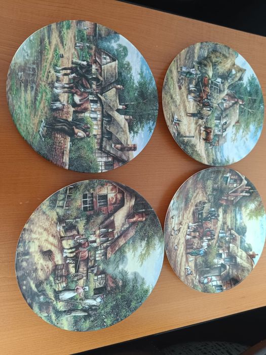 Set farfurii decorative. Farfurii decorative Wedgwood Anglia.