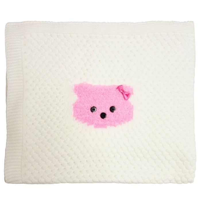 Paturica tricotata din bumbac, pentru bebelusi