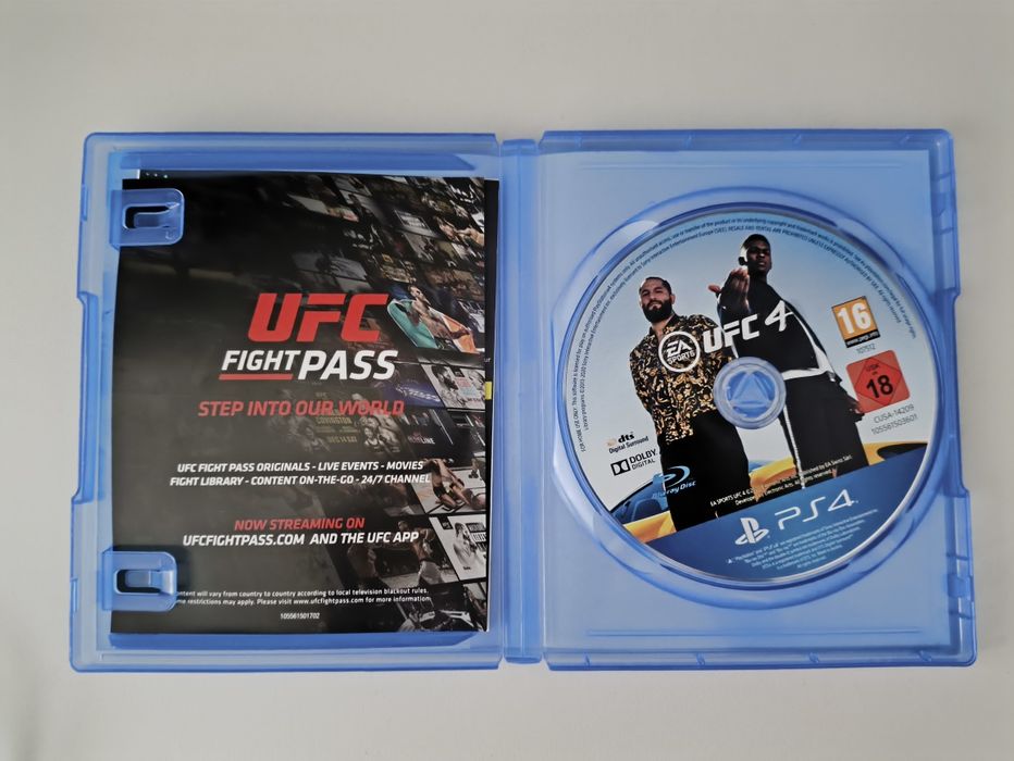 Игравой диск UFC 4 PS4