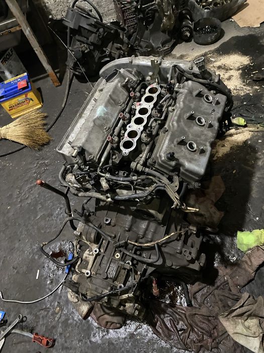 матор каробка в сборе