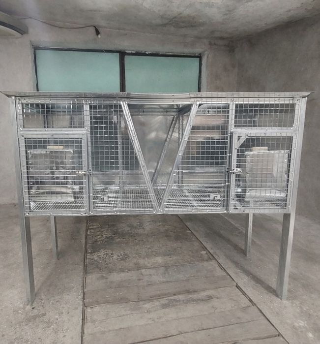 Двойна клетка за зайци