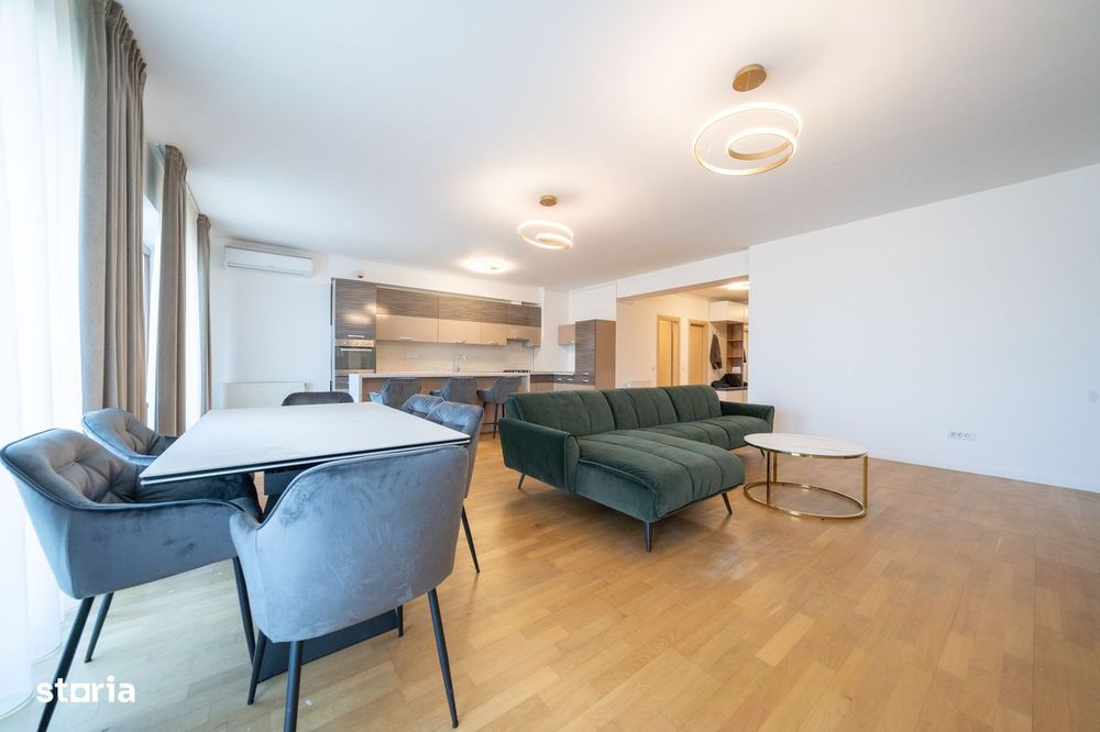 Herastrau, apartament de 4 camere mobilat Rovere