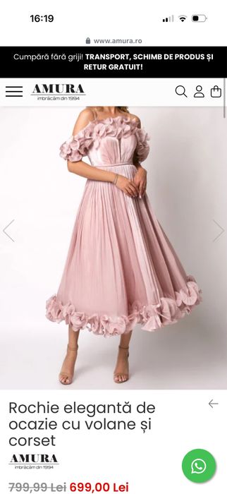 Rochie eleganta  evenimente