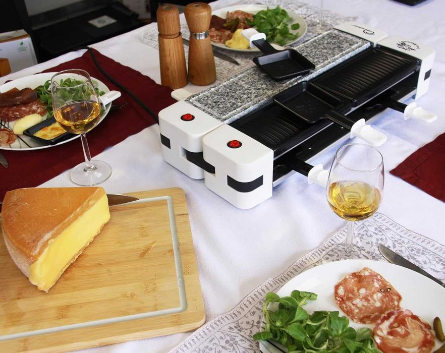Раклет грил LITTLE BALANCE 8502 Wing&Cheese Duo 1200W, 8 души