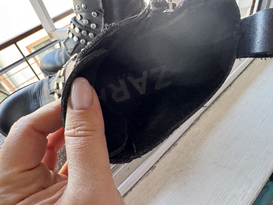 Ghete Zara - piele manusa extraordinara