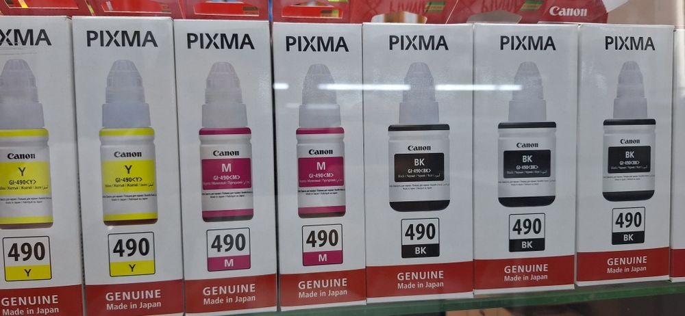 Canon pixma va epson printerlar uchun ranglar kraskalar