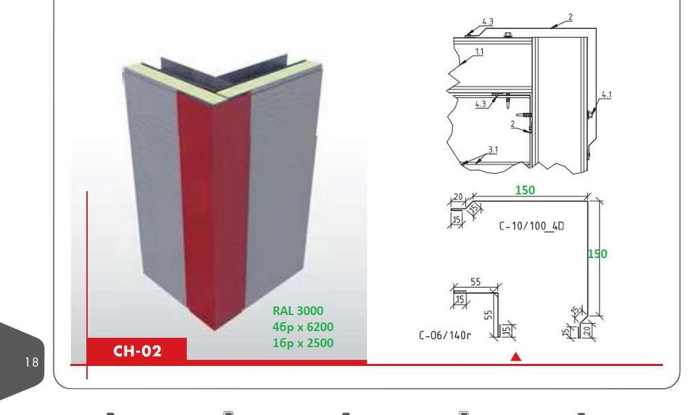 Обшивка - външен ъгъл