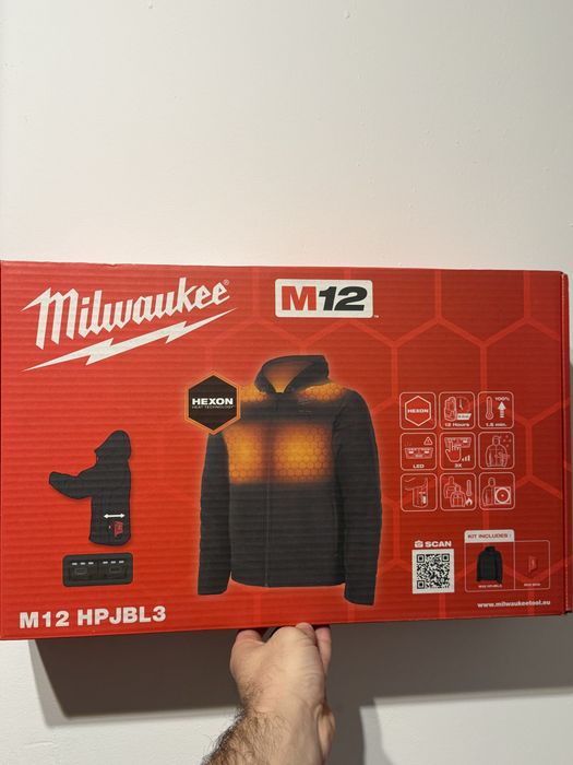 Geaca milwauke m12 incalzita marimea M noua