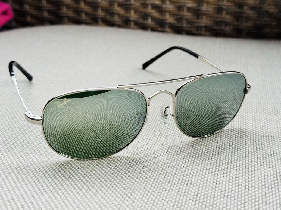 Ochelari soare RayBan Bain Bridge  RB3735 Polished Silver