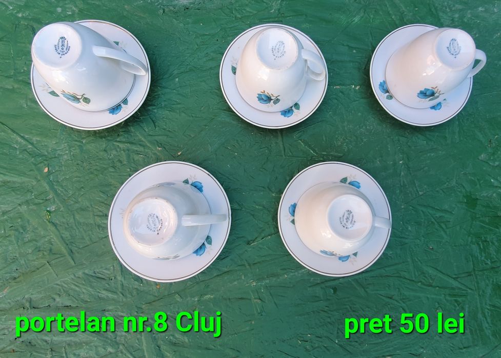 Set cani cafea / portelan cluj nr. 8