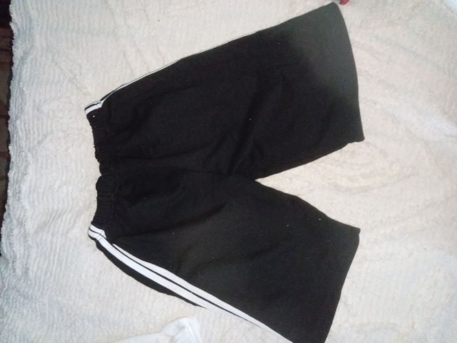 Черные детские шорты "Adidas"